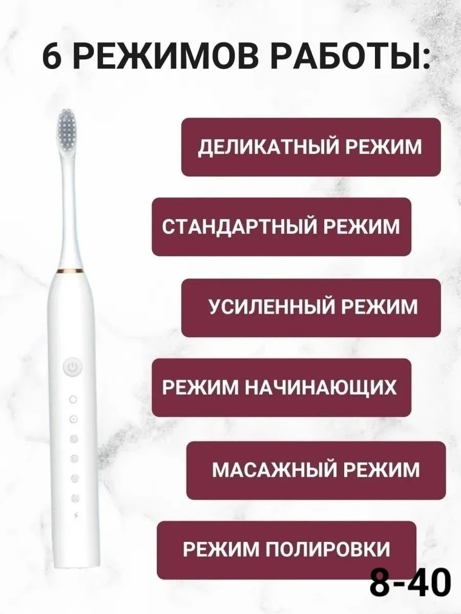 Электрическая зубная щетка