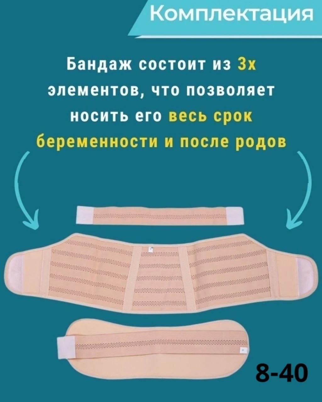 Бандаж для беременных 4в1