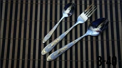 Набор ложек столовых с рисунком Аист Комплект 18шт