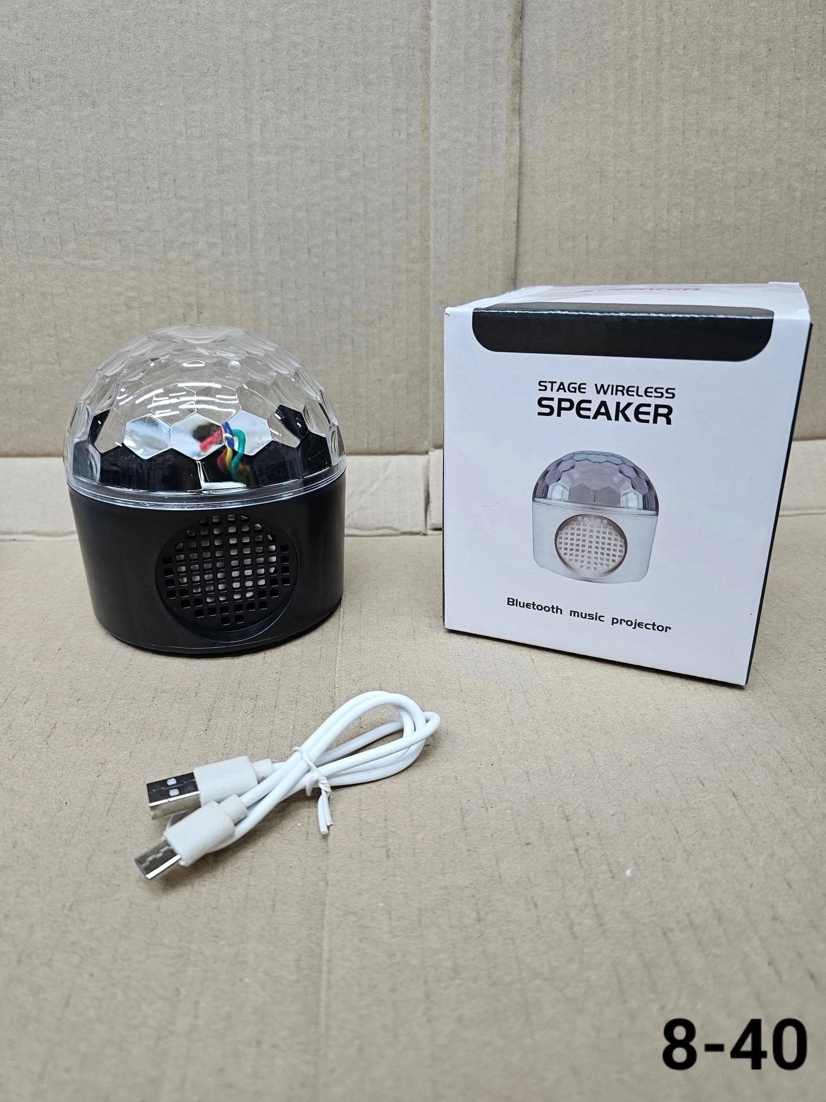 Волшебный шар светодиодный светильник с Bluetooth динамиком диско Музыкальный проектор сцены