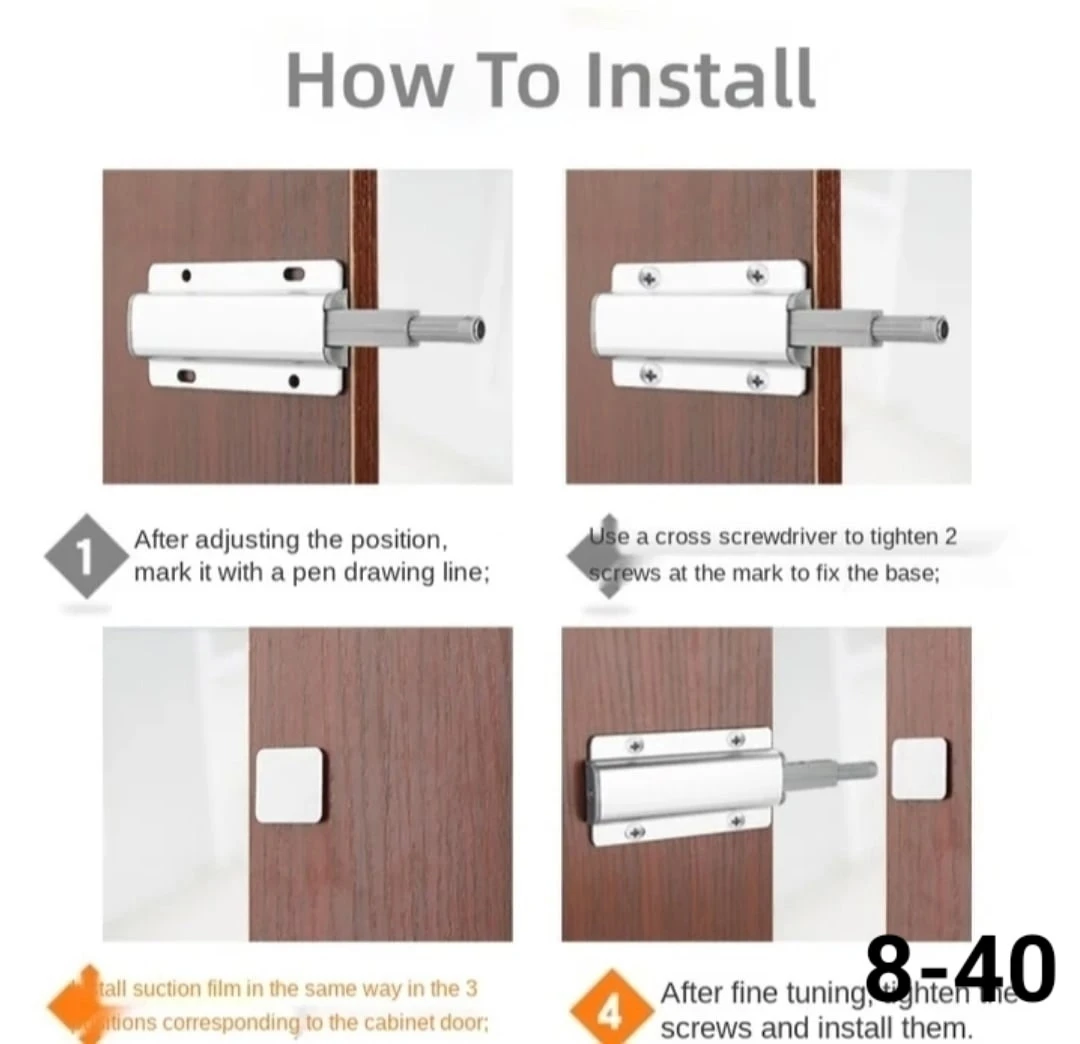 Защелка для шкафа с винтами