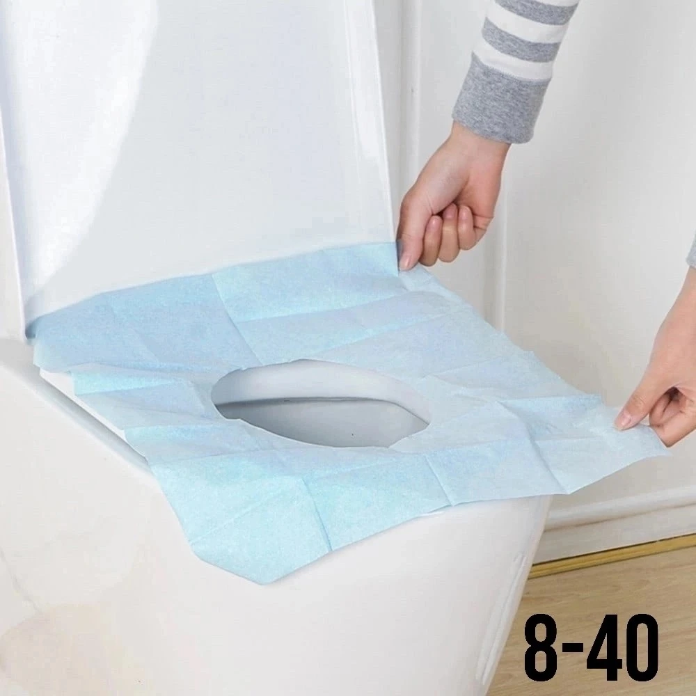 Одноразовые бумажные чехлы на сиденья для унитаза