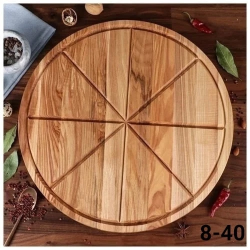 Доска для нарезки и подачи пиццы 8 кусков