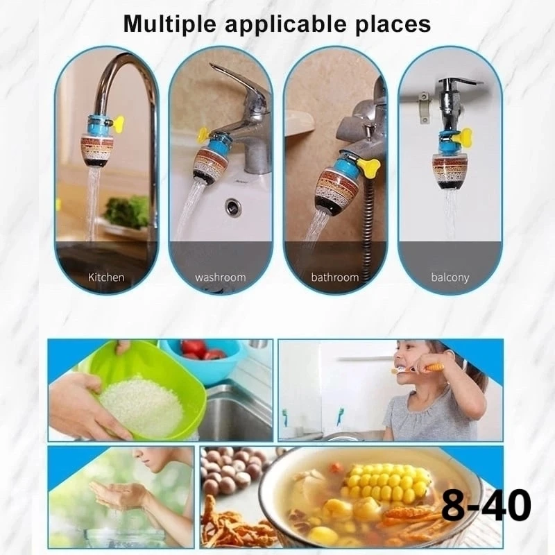 Насадка на кран с фильтрацией водосберегающая для смесителя аэратор, рассеиватель для экономии воды