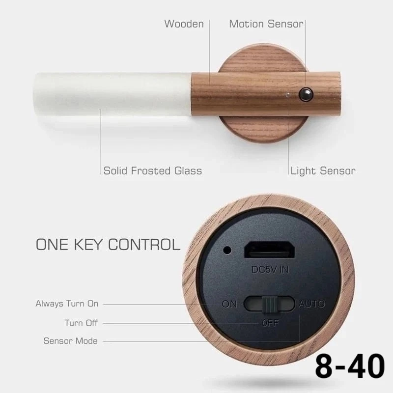 Светодиодный ночник с датчиком движения