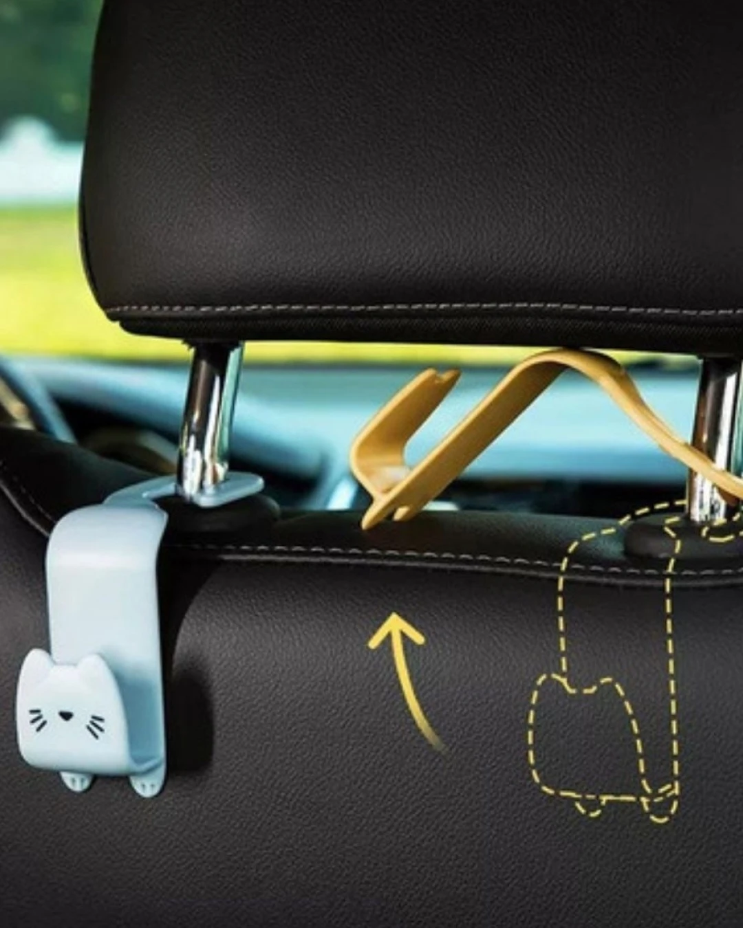 Крючок вешалка для сумок автомобильная