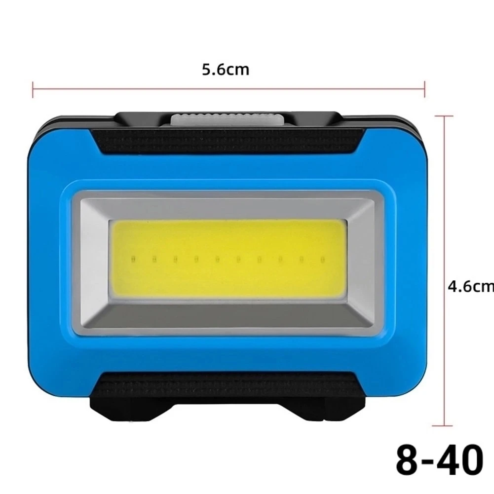 Светодиодный фонарик COB на батарейках