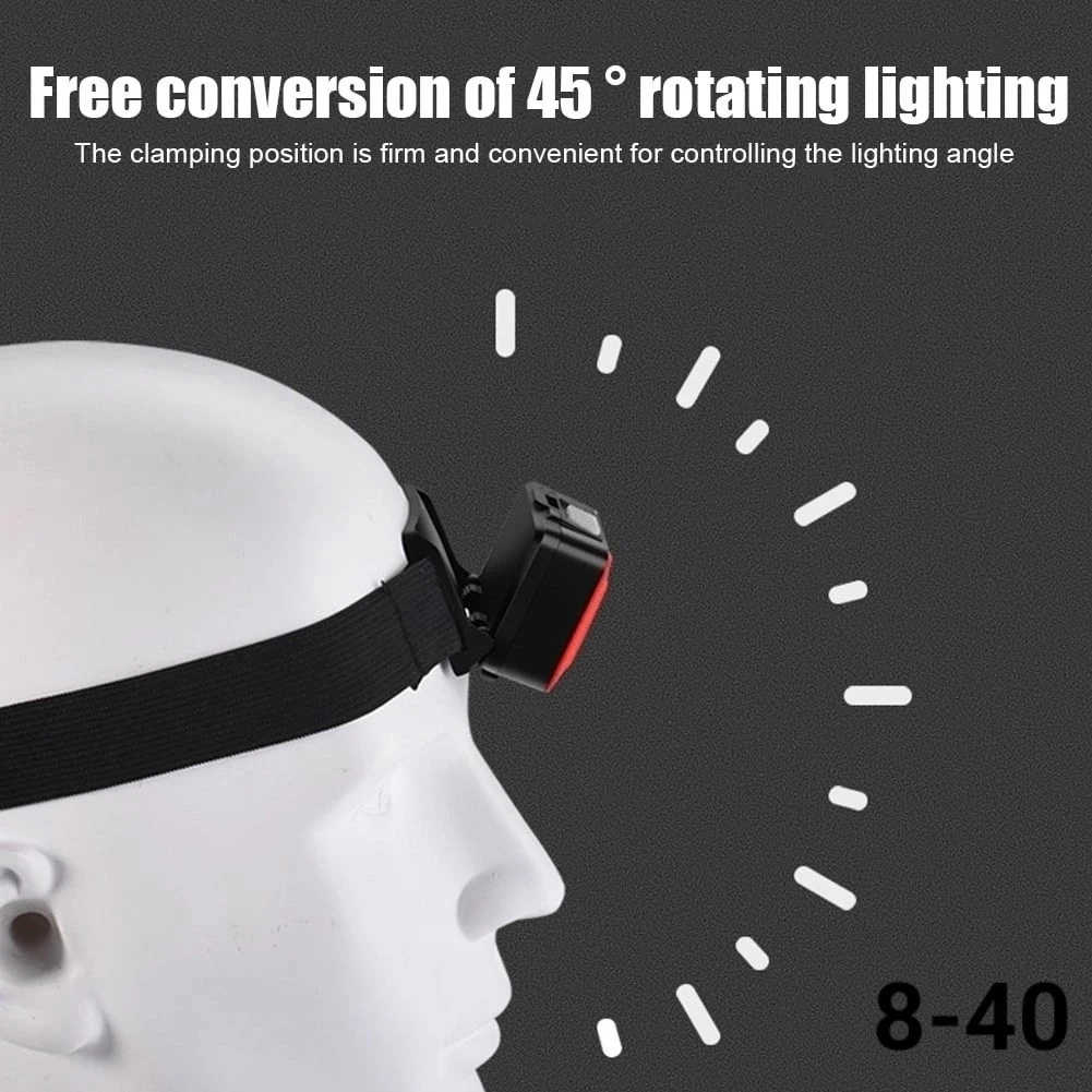 Светодиодный фонарик COB на батарейках