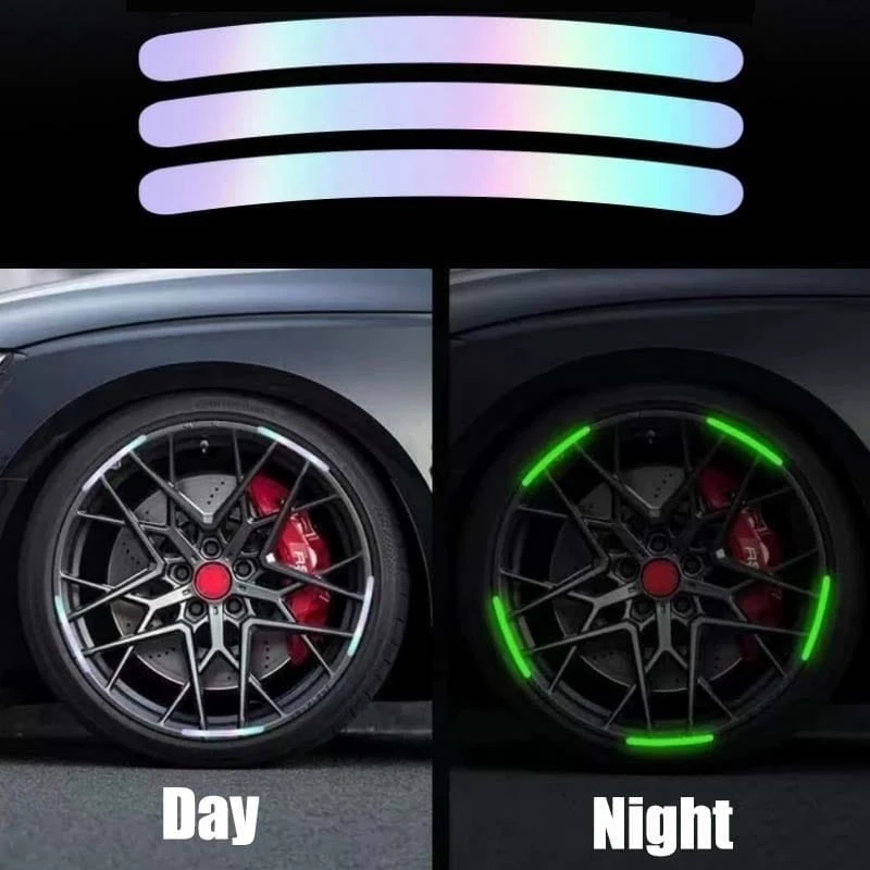 Светоотражающие наклейки для колес авто