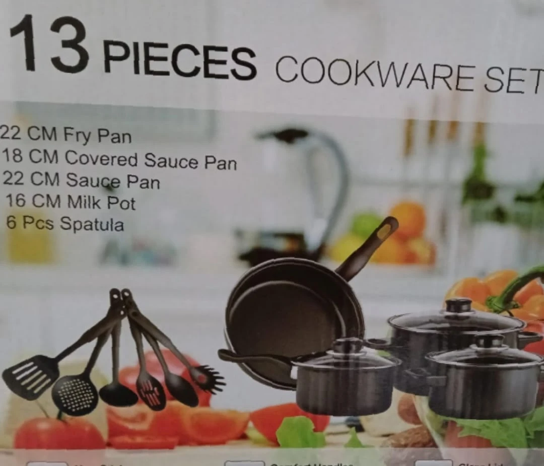 Набор кастрюль 13 предметов для дома и семьи
