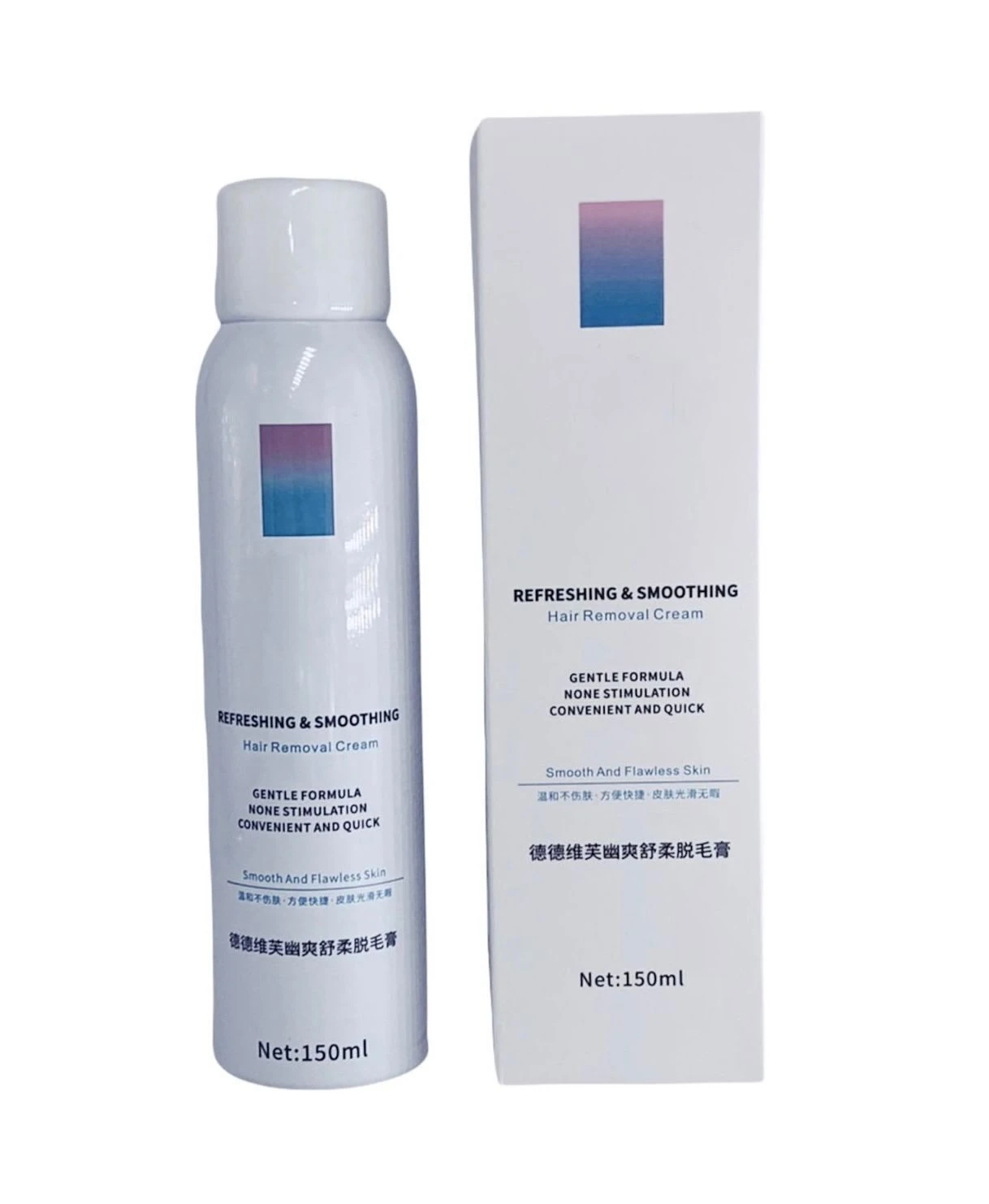 Спрей-пенка депилятор для безболезненного удаления волос, мусс для депиляции Detvfo