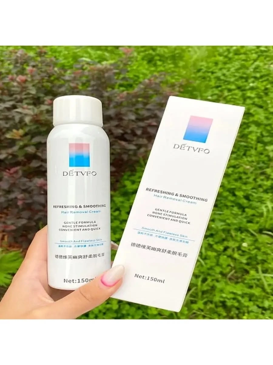 Спрей-пенка депилятор для безболезненного удаления волос, мусс для депиляции Detvfo