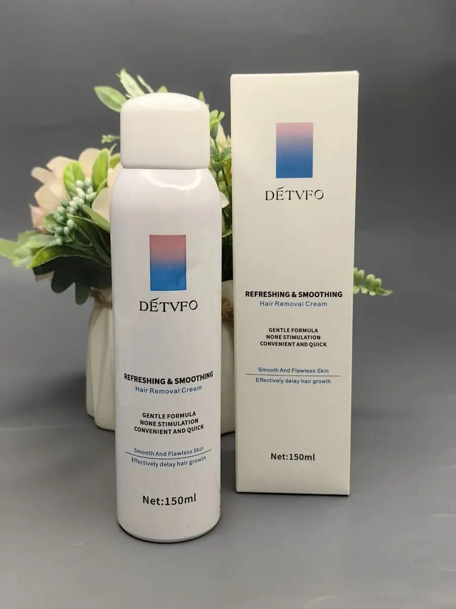Спрей-пенка депилятор для безболезненного удаления волос, мусс для депиляции Detvfo
