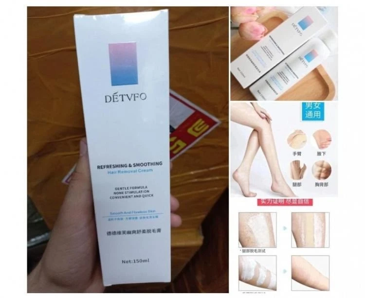 Спрей-пенка депилятор для безболезненного удаления волос, мусс для депиляции Detvfo