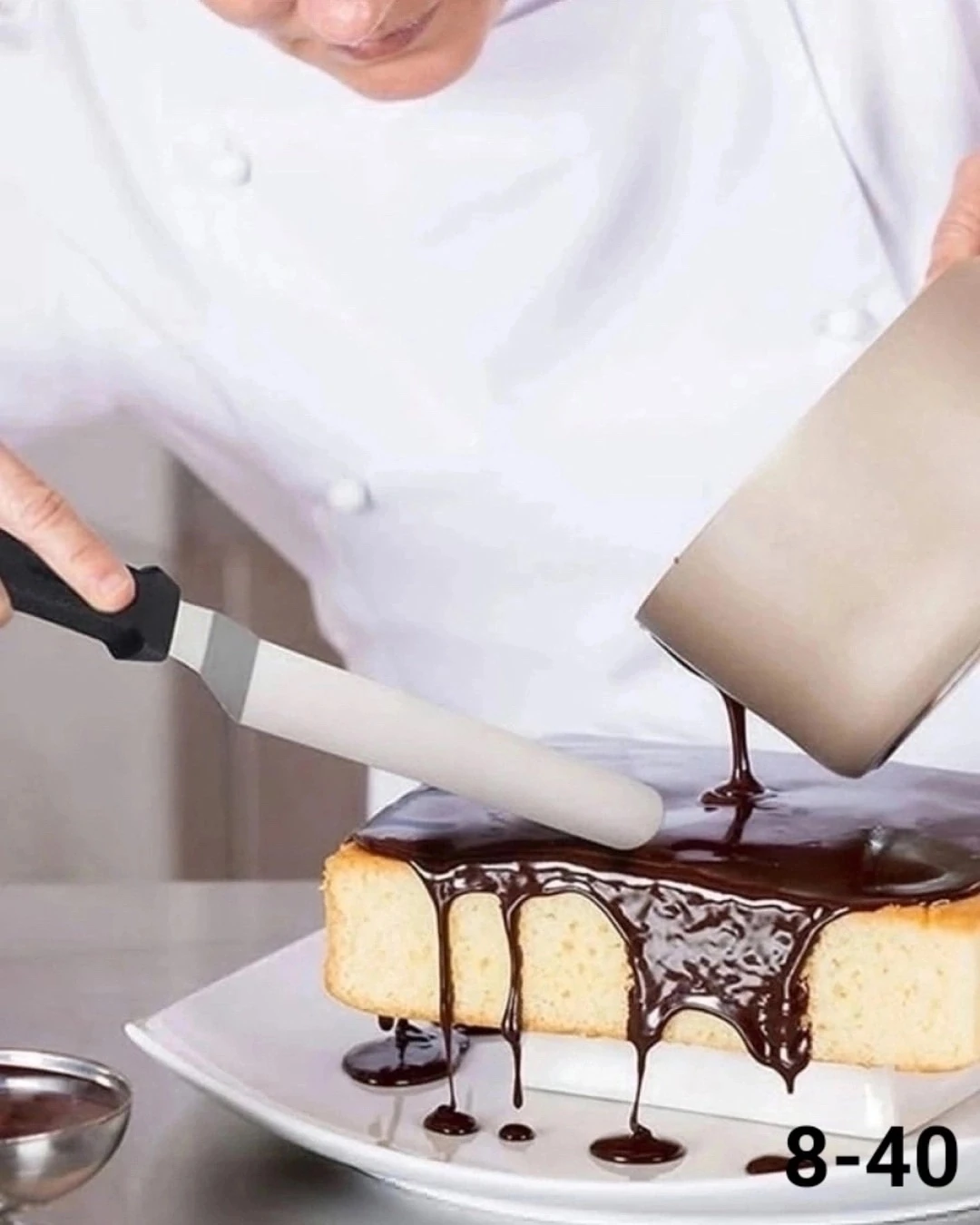 Палетка лопатка шпатель для выравнивания торта, кондитерских изделий