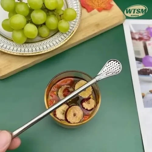 Бомбилья неразборная для мате