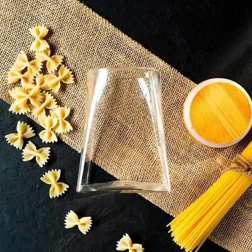 Банки с бамбуковой крышкой, для сыпучих продуктовых