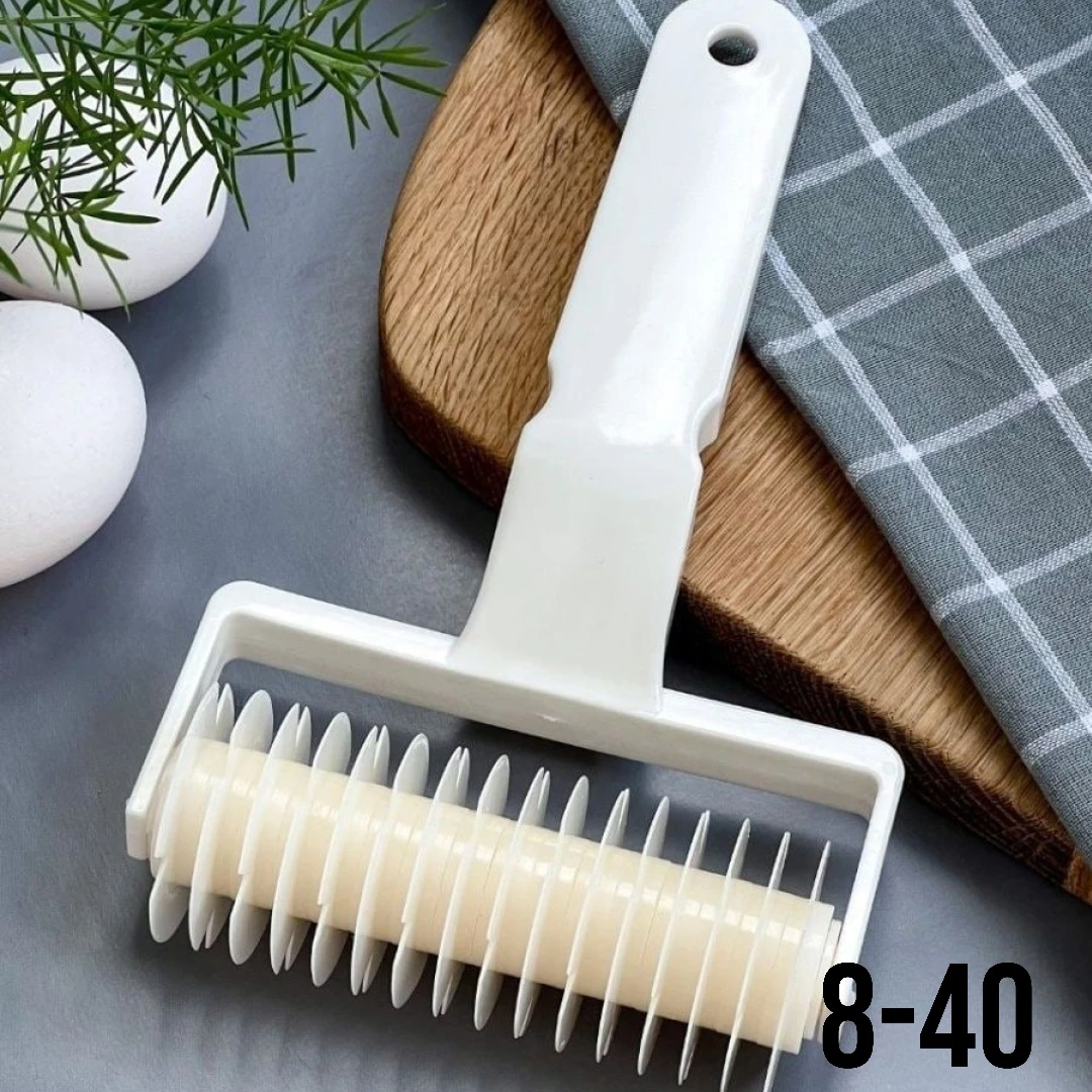 Нож ролик для фигурной нарезки теста