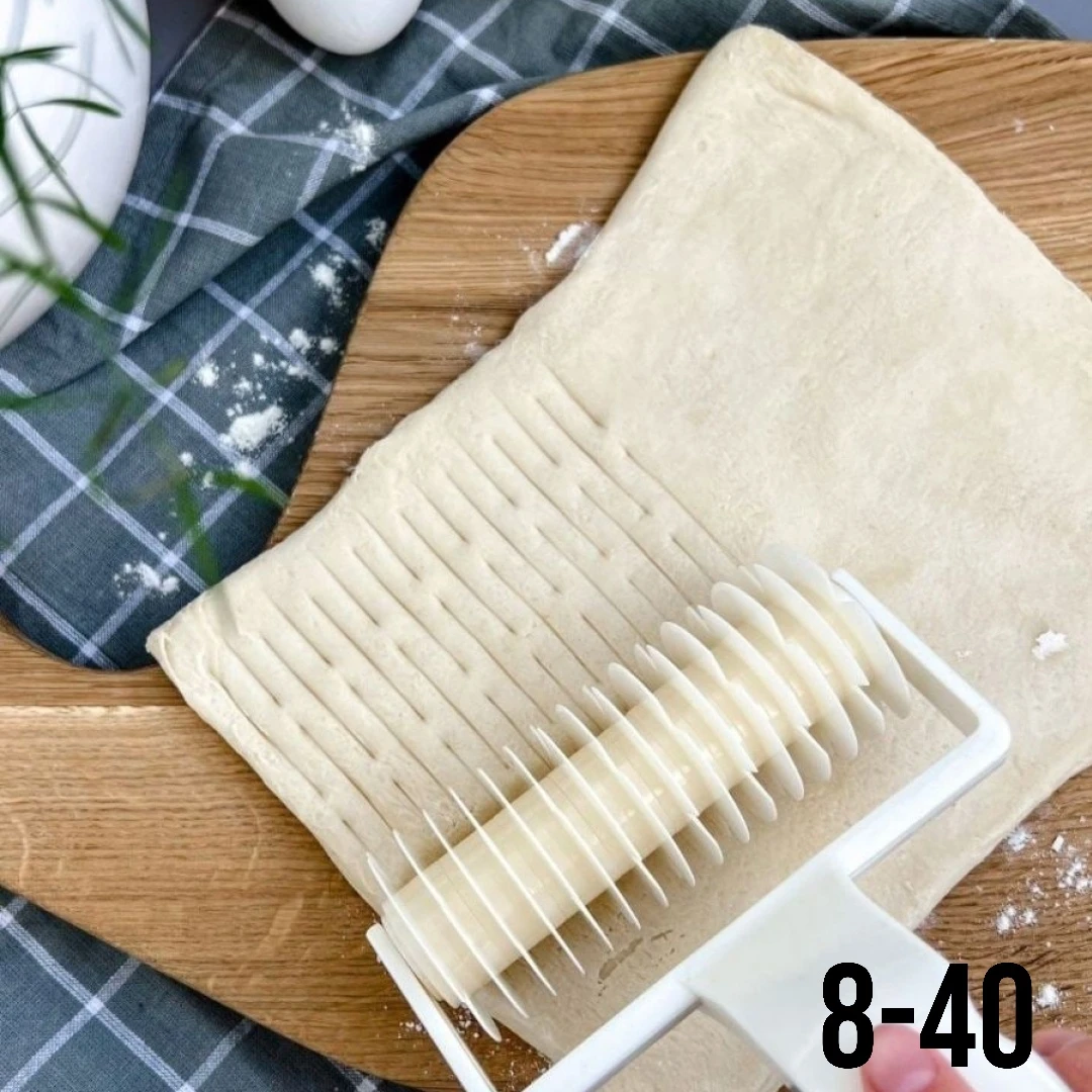 Нож ролик для фигурной нарезки теста